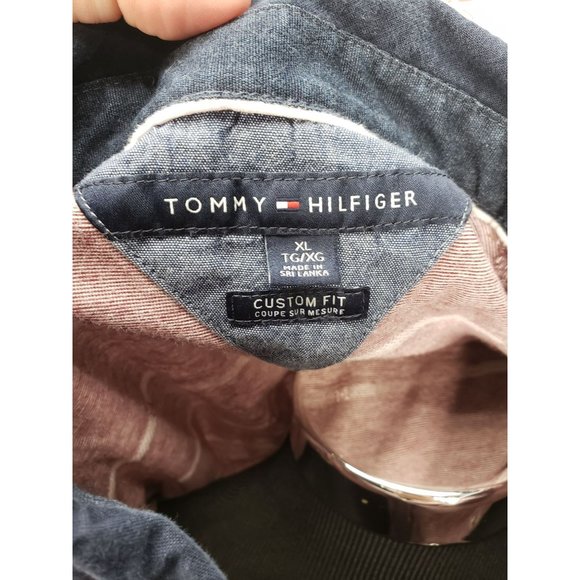 Tommy Hilfiger Polo H Patterned size XL short sleeve Shirt - Picture 3 of 11